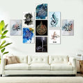 Set of 9 Premium Wall Art Photo Tiles – Modern Home Decor Sets 8x11
